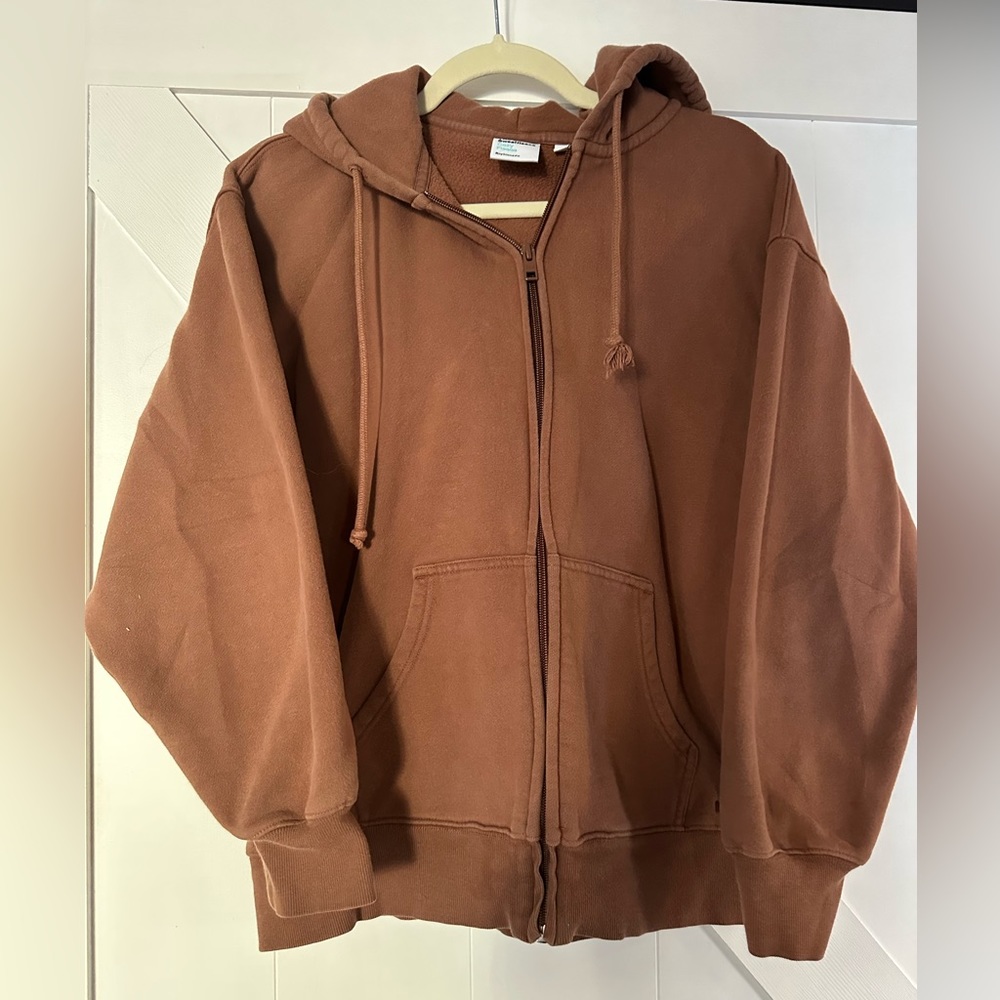 TNA Sweatfleace boyfriend fit zip up